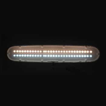 LAMPA WARSZTATOWA LED ELEGANTE 801-TL Z PODSTAWKĄ REG. NATĘŻENIE I BARWA ŚWIATŁA WHITE